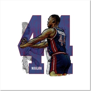 Rick Mahorn Detroit Push Posters and Art